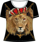 狮子衣服 数码印