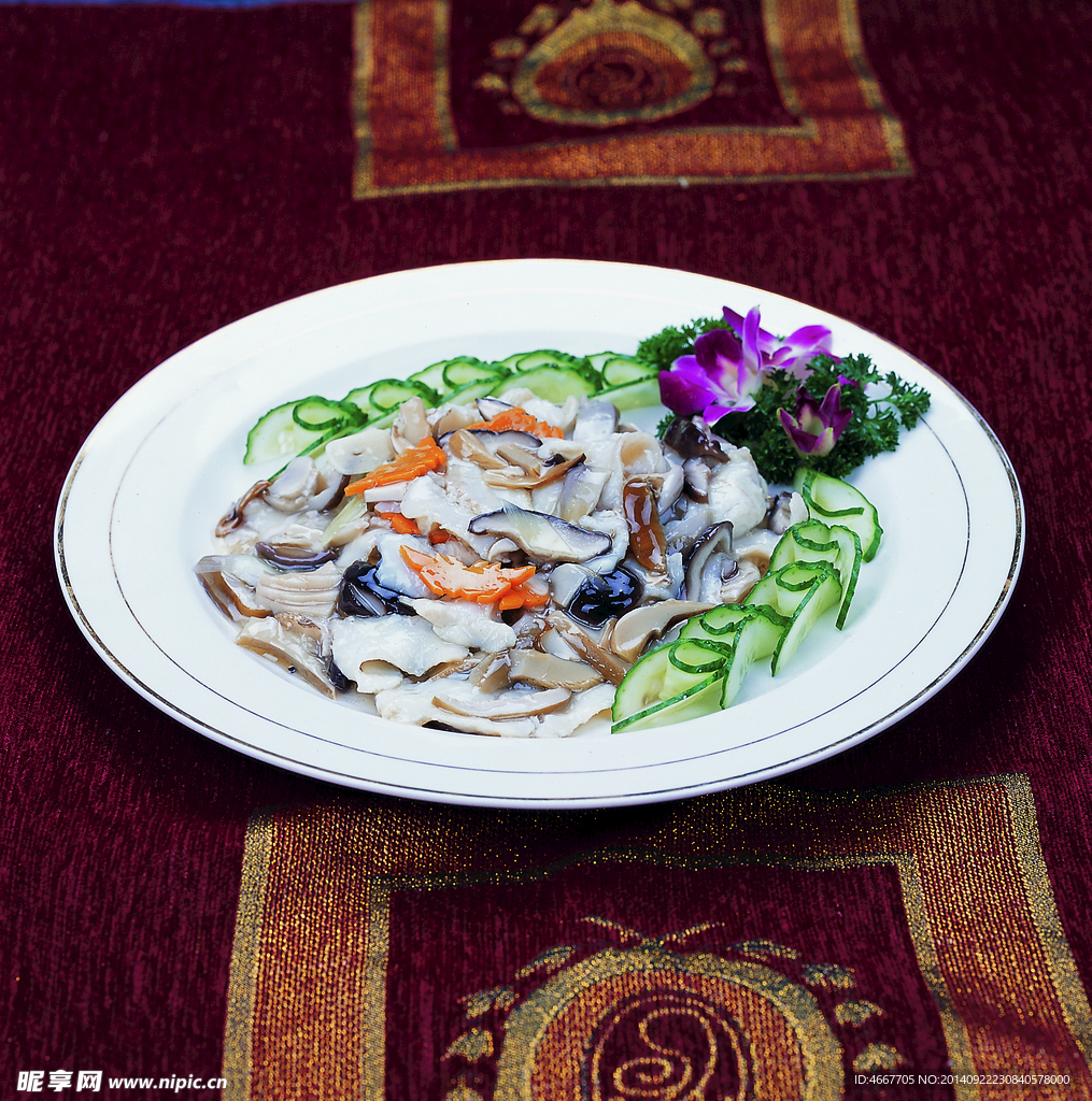 菌燒鱸魚片