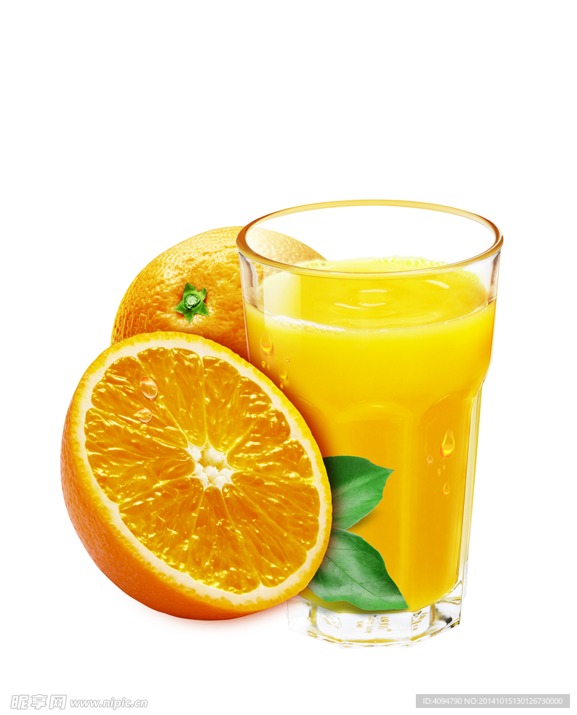 橙汁产品包装高清图分层