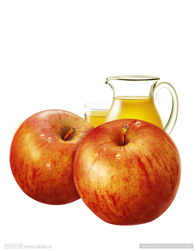 苹果汁产品包装高清图分层
