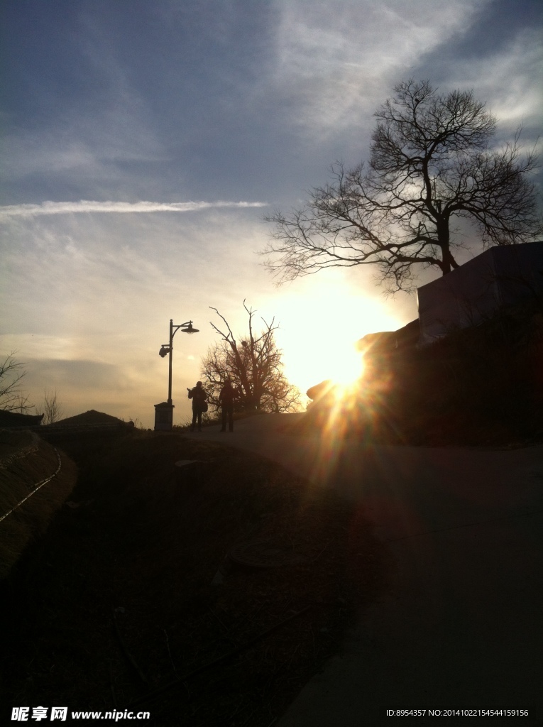 慶州良洞村夕陽