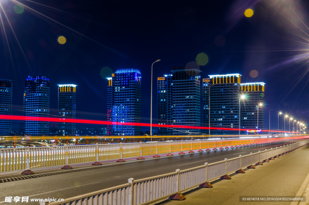 福州鰲峰大橋夜景