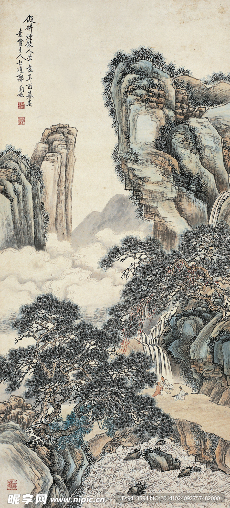 松溪論道圖