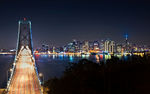 旧金山大桥的夜晚