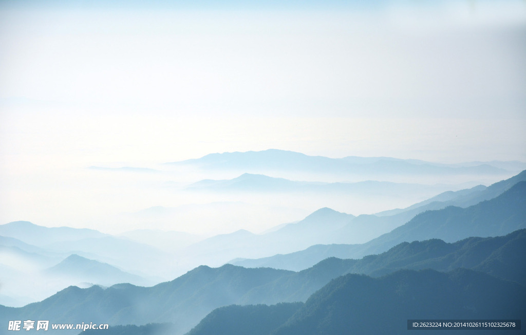 五朵山風光