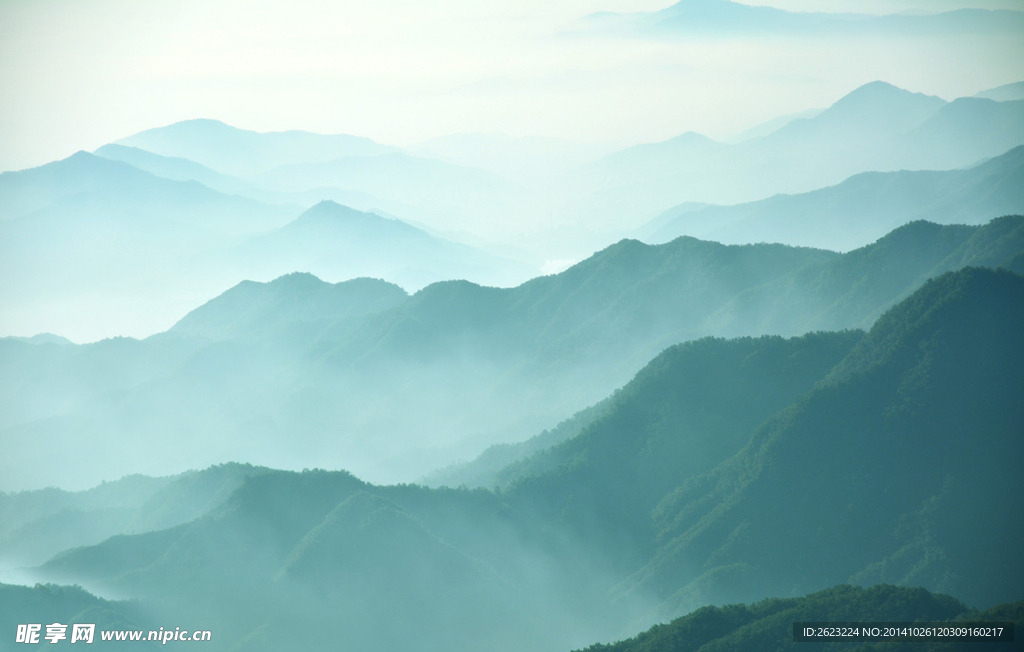 五朵山風光
