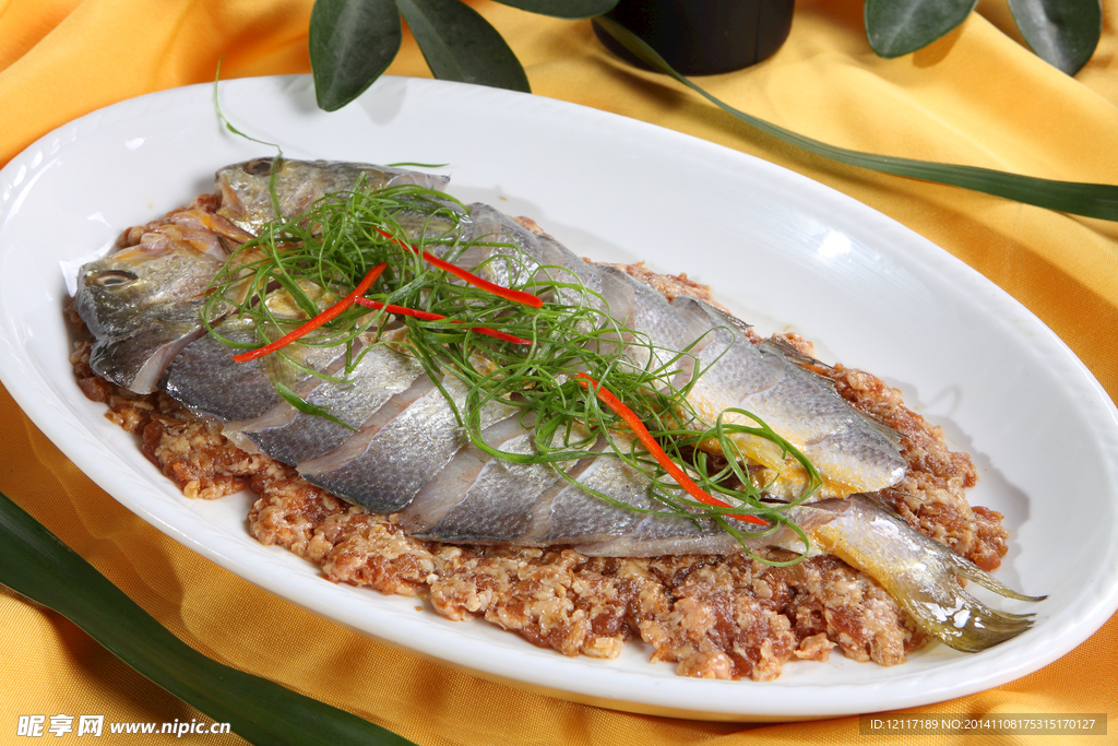 黃魚鲞蒸肉末