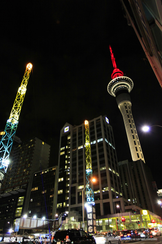 新西兰城市夜景