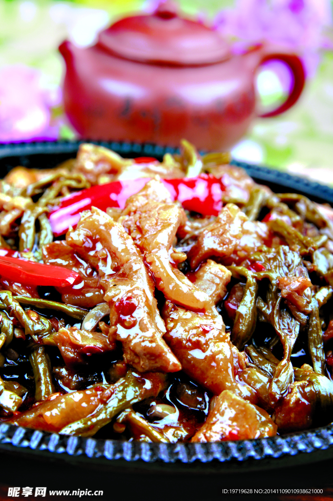 鐵板豆干牛肉
