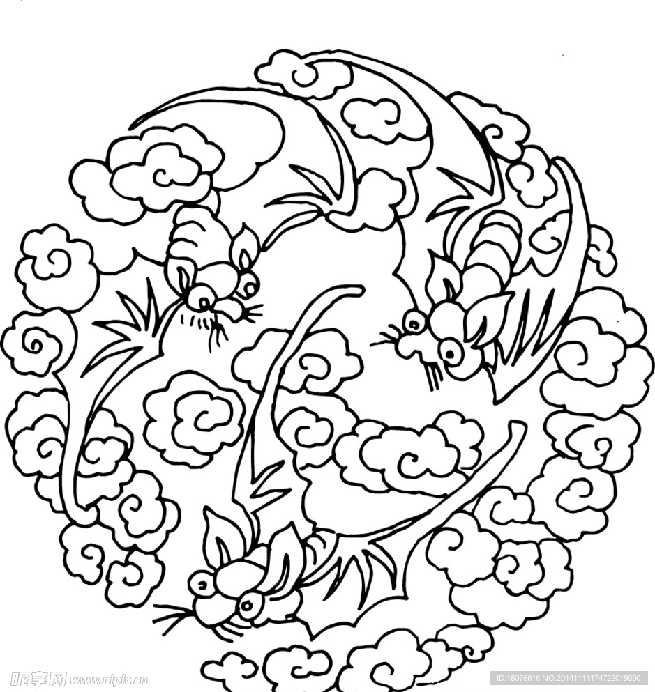 龍鳳呈祥 中國結(jié) 墜飾