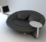 高科技沙发3d模型