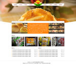 食品网站界面