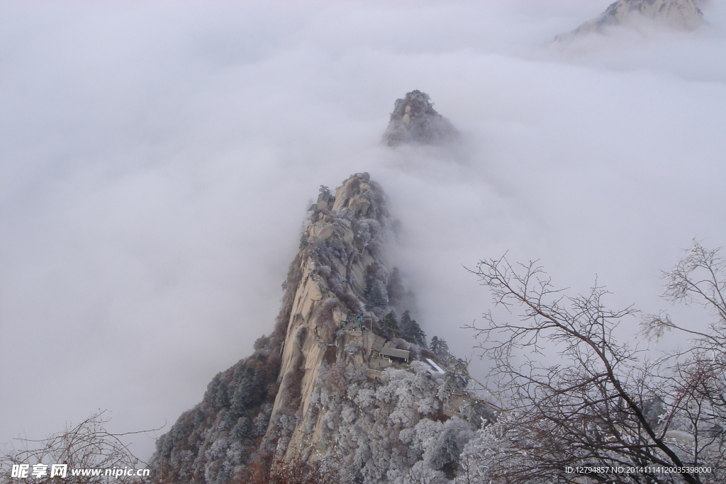 華山雪景