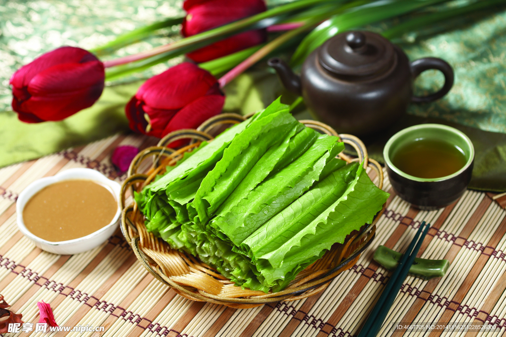 麻醬油麥菜