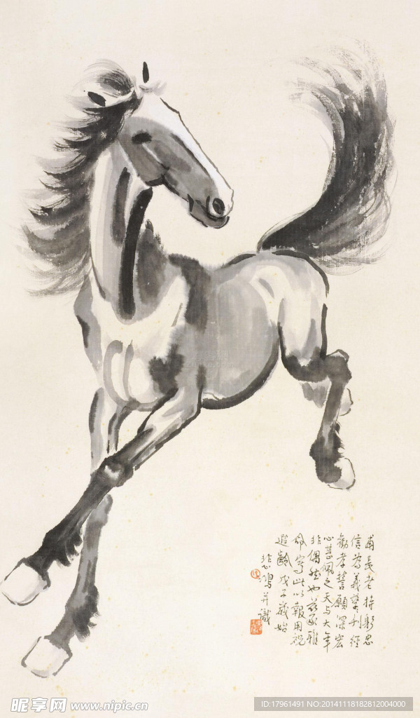 奔騰的馬