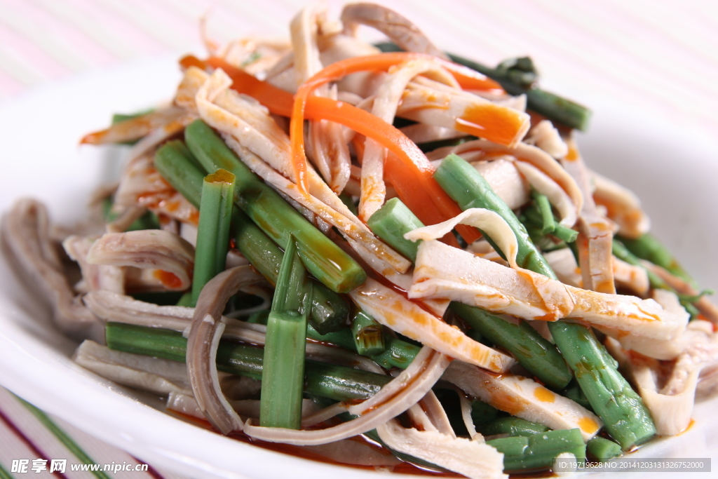 野菜拌肚絲