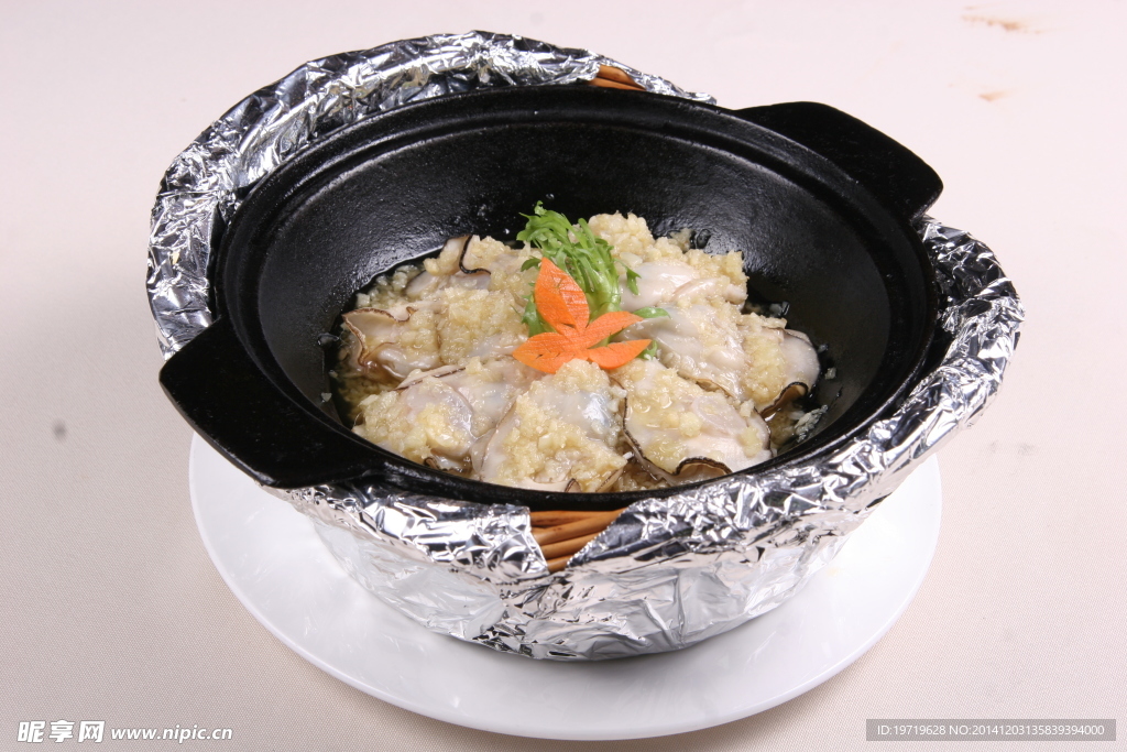 油蒜焗生蠔