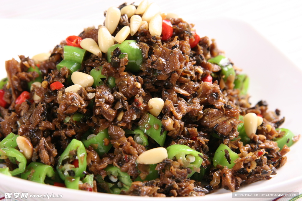 松仁炒干菜