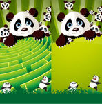 熊猫迷宫活动物料