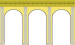 欧式拱门舞台背景