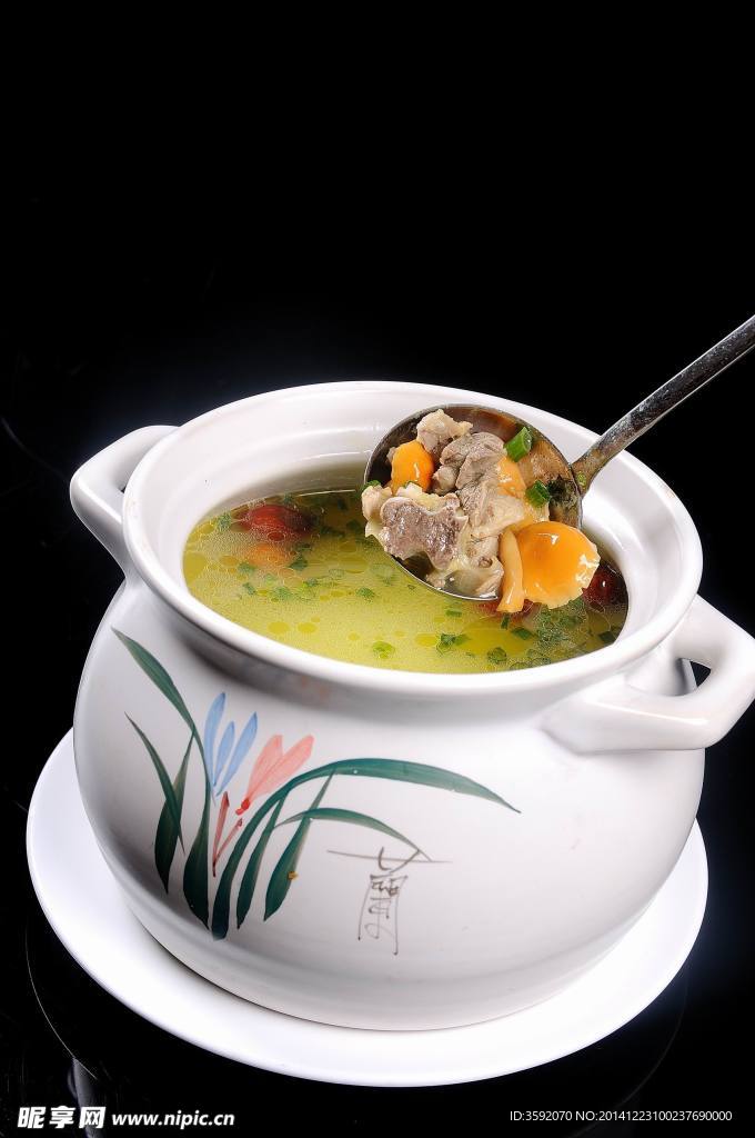 野菌土雞湯