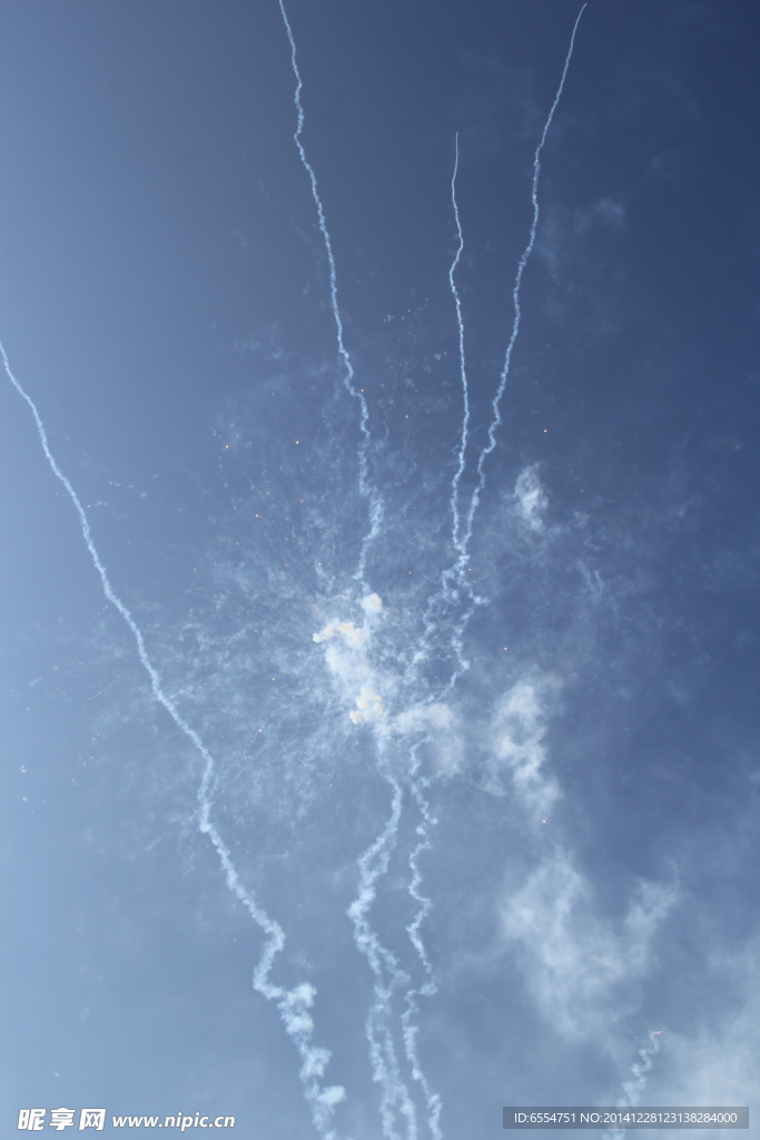 天空 煙花