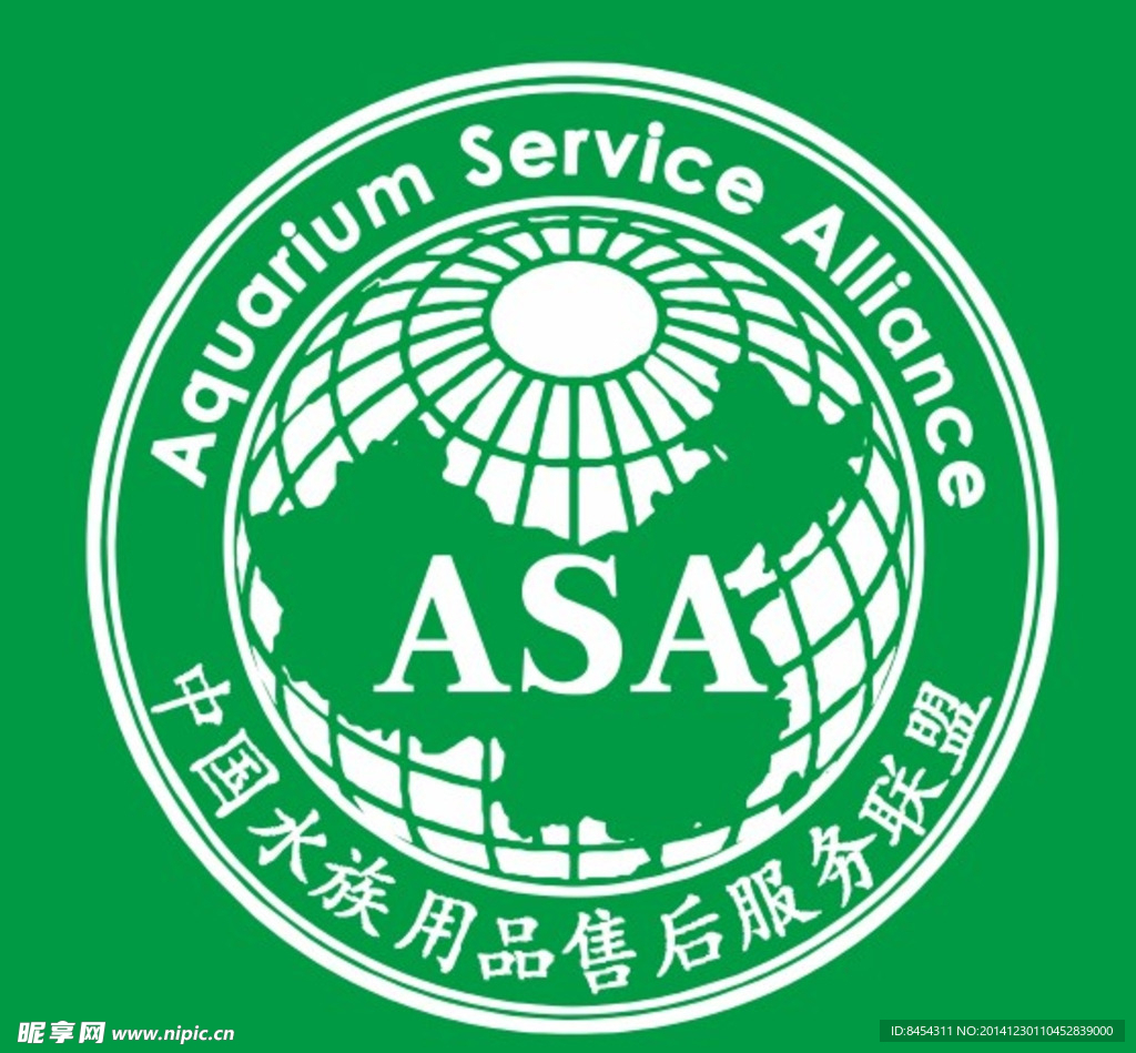 中国水族用品服务联盟logo