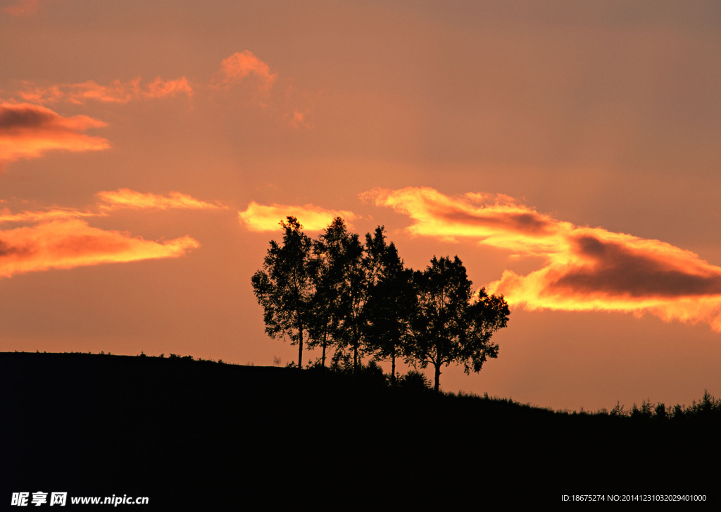 晚霞夕陽