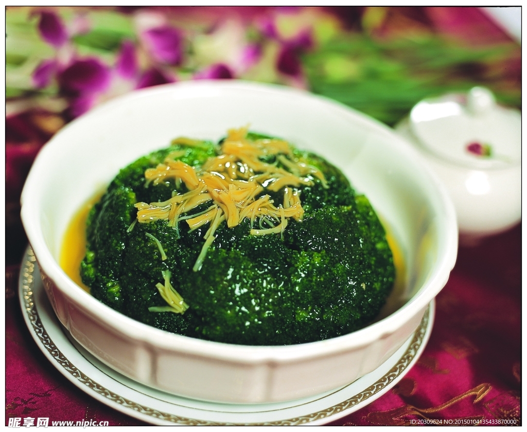 瑤柱扒西蘭花