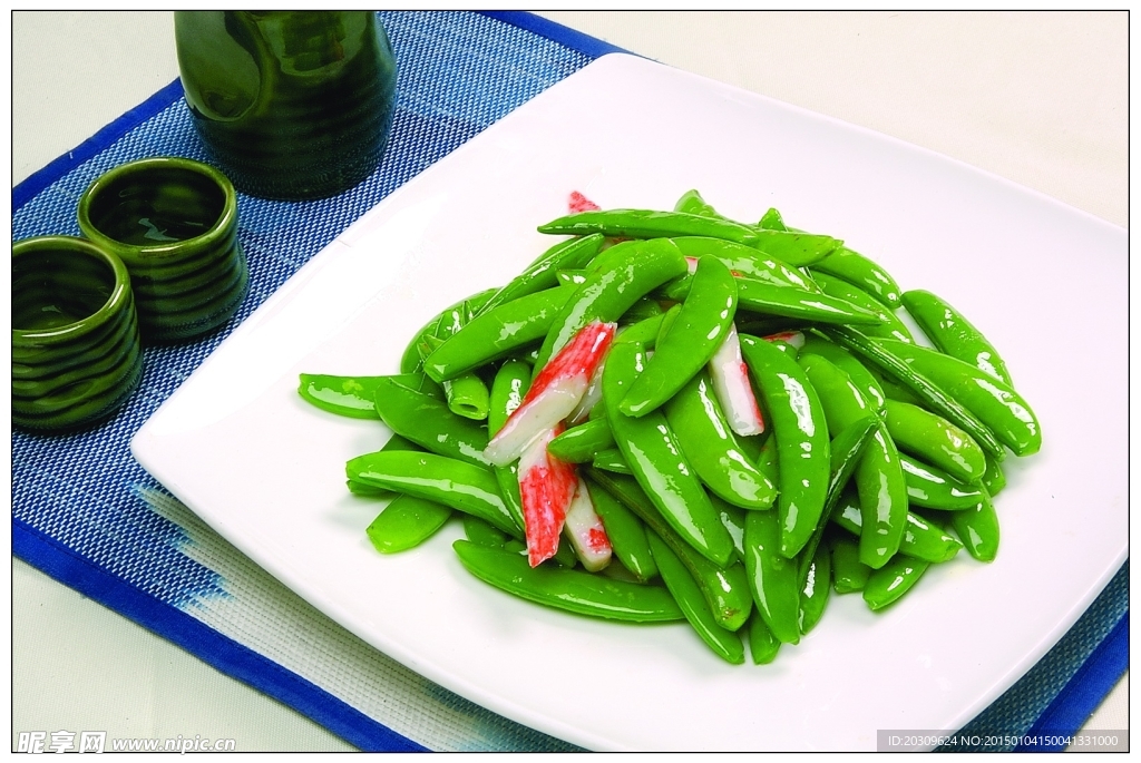 蜜豆蟹柳