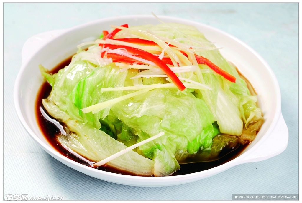 白灼生菜