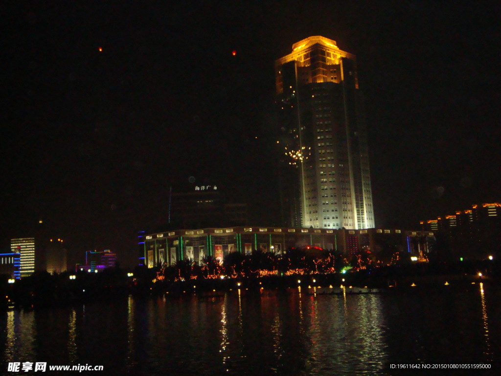 昔日黃巖夜景一覽
