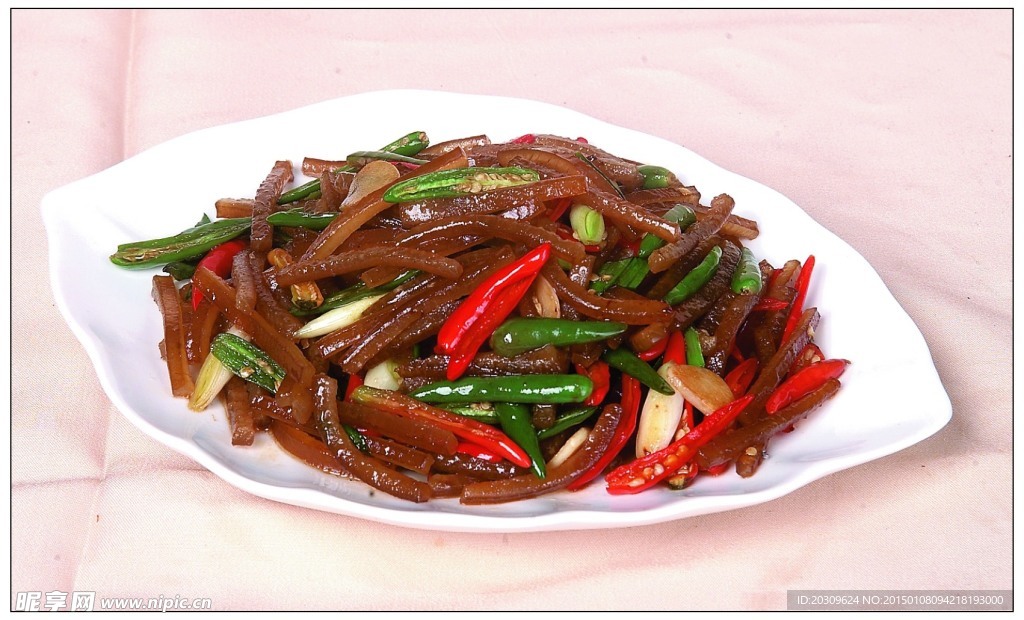 雙椒肉皮