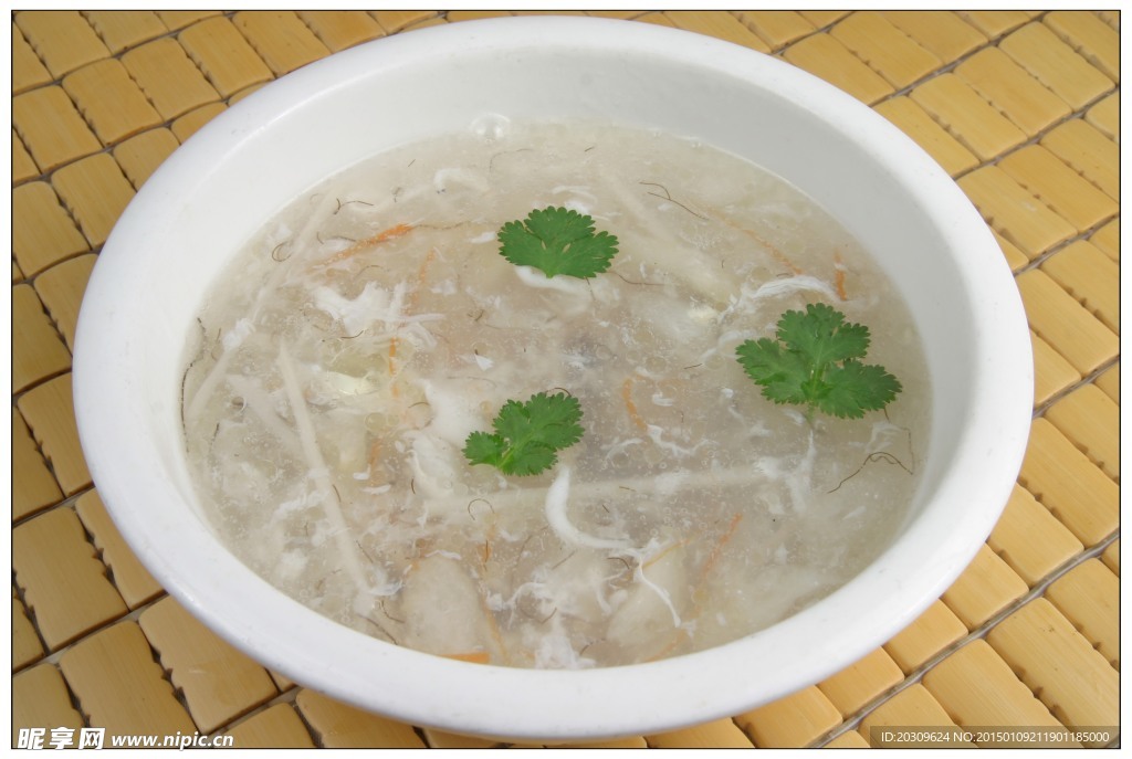 瓊瑤發菜羹