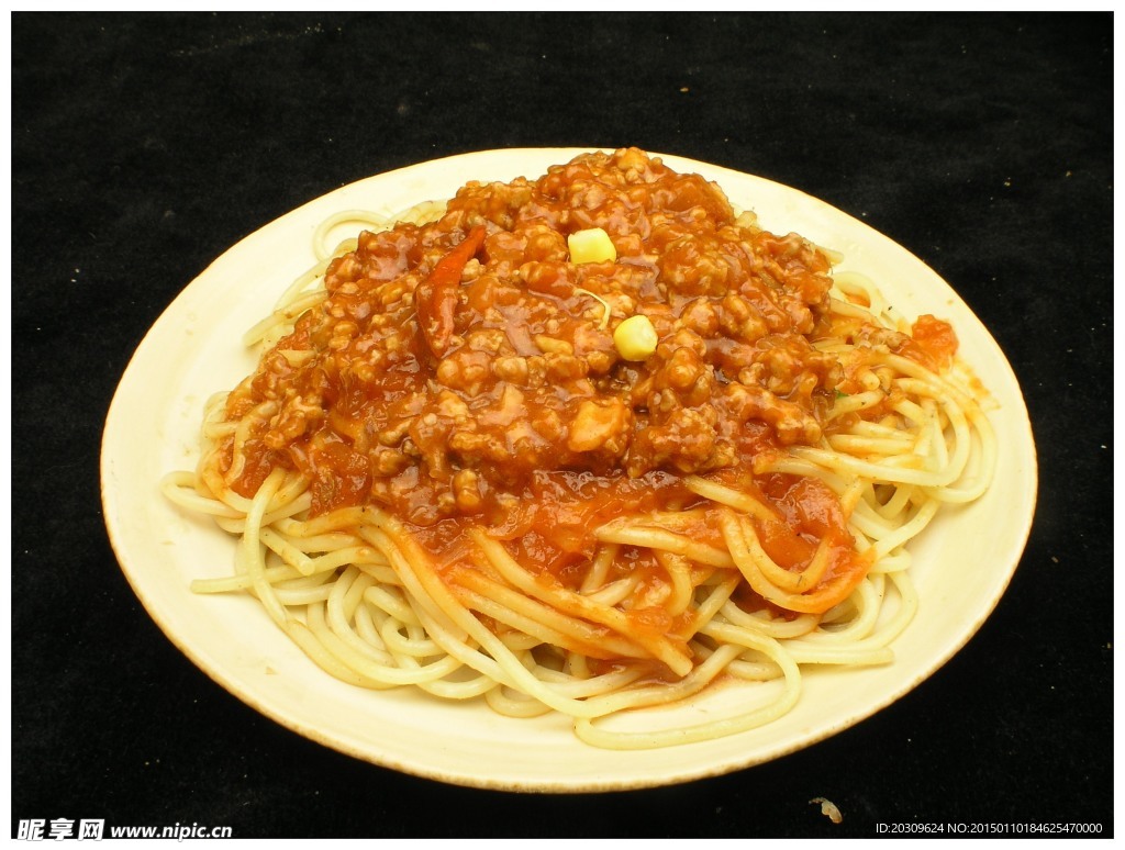 肉沙絲意大利面