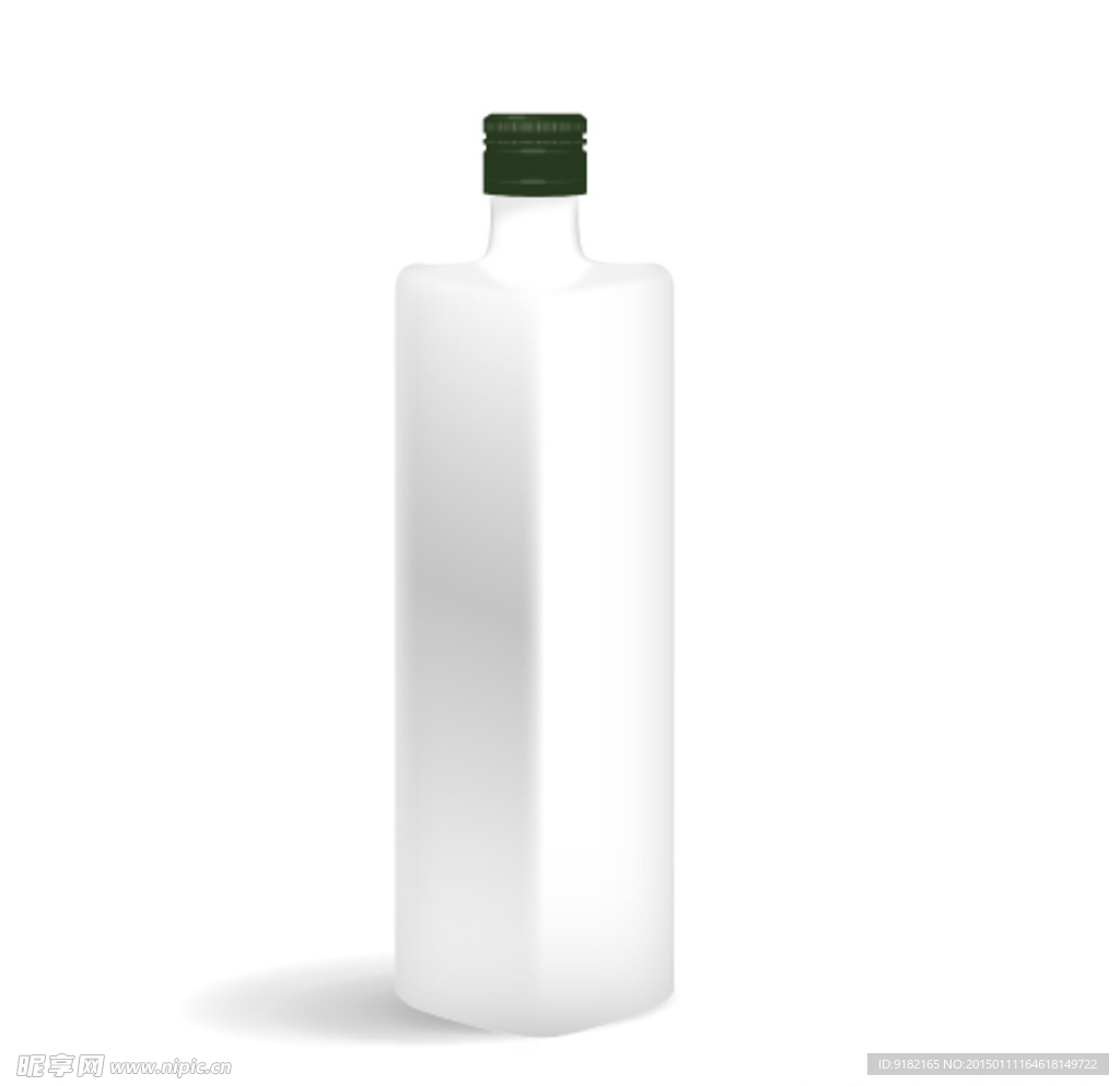 长方型酒水类瓶子