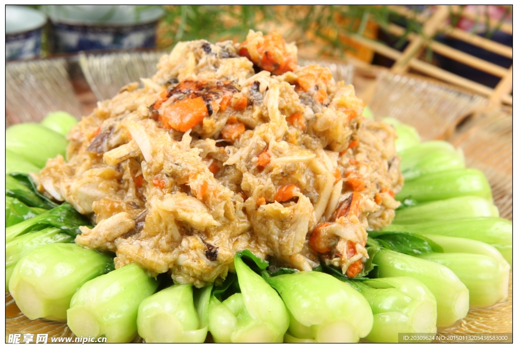 蟹粉菜心