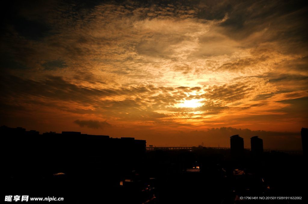 秦皇島夕陽