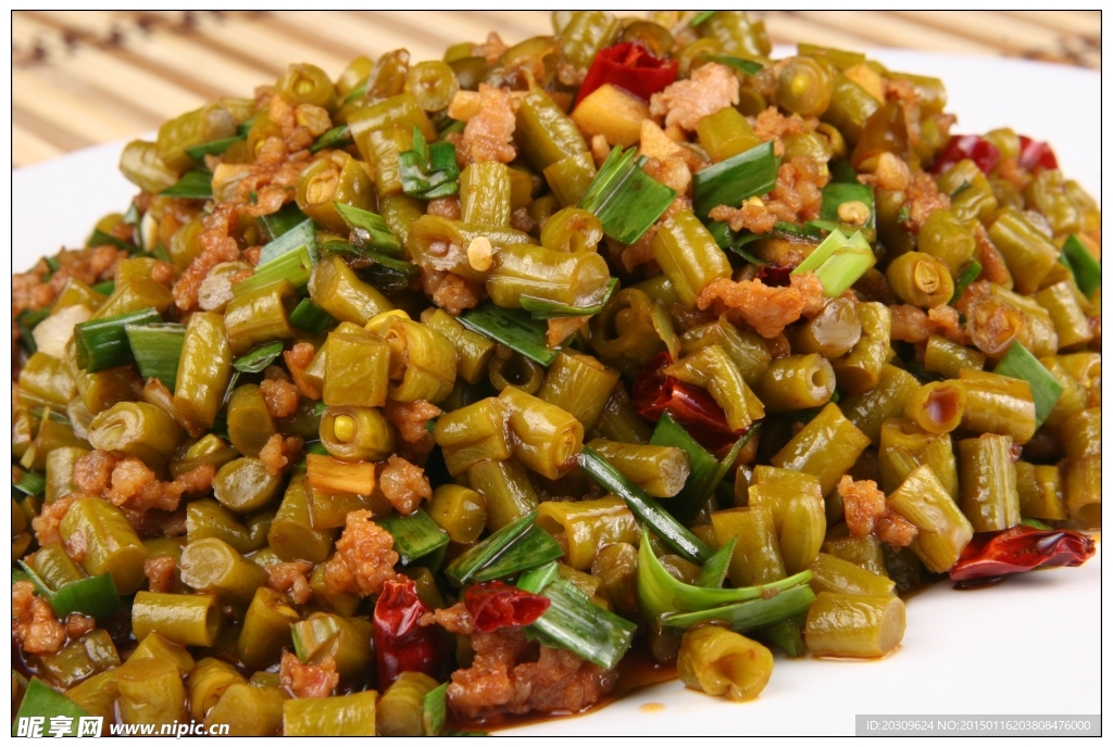 酸豆角炒肉米貴竹園