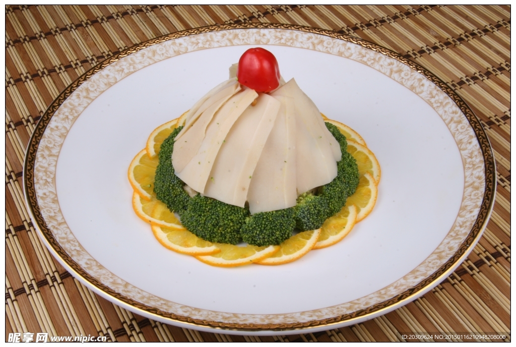 碧綠扒鮑脯繁江