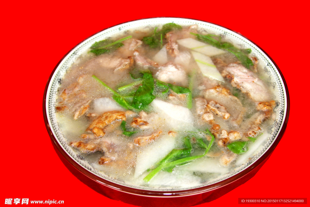 酥肉鮮菇湯