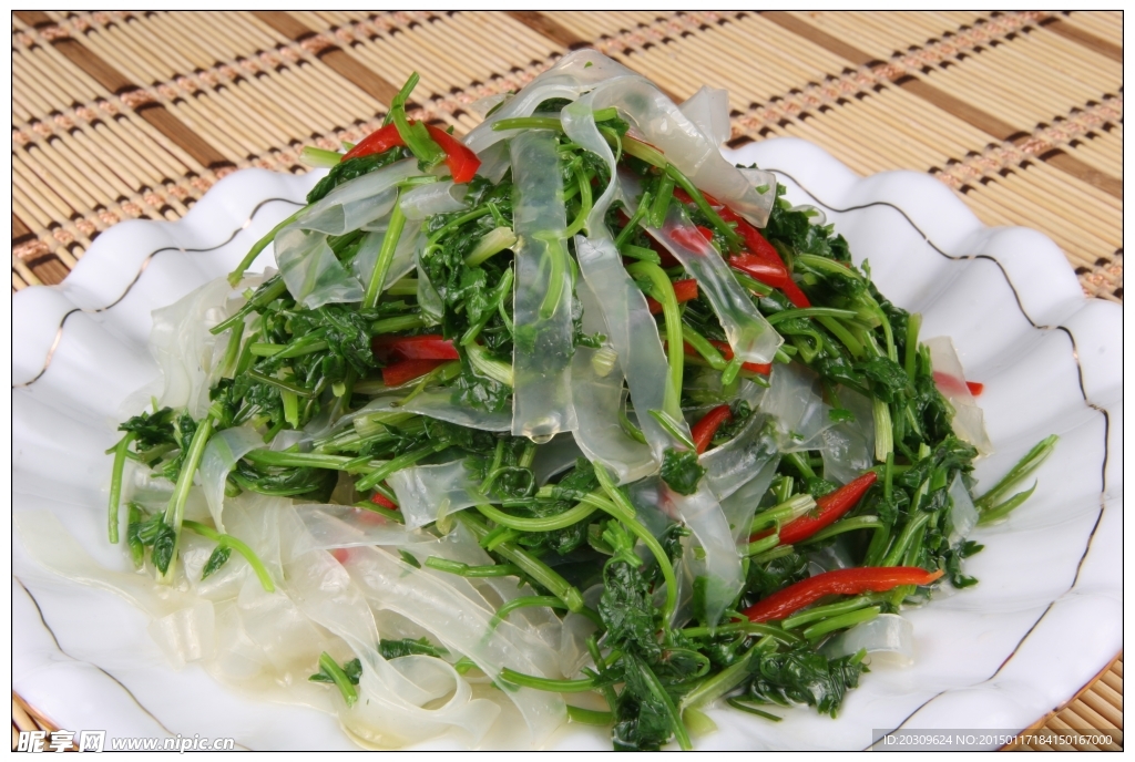 粉條炒香菜華皖美食城