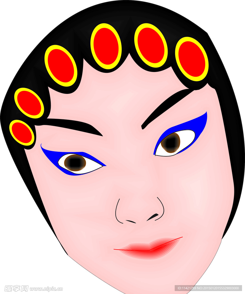 京劇花旦