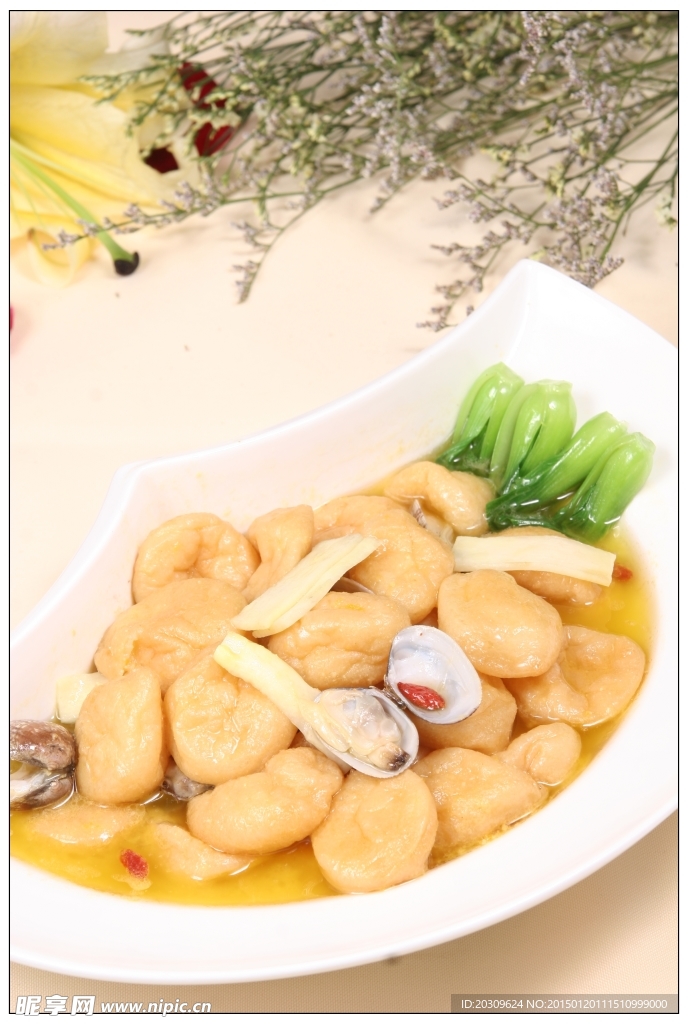 黃湯油面筋