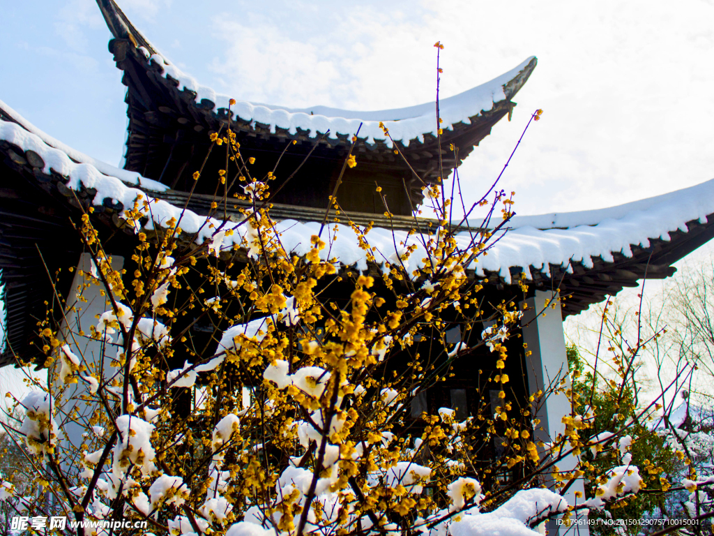 揚州雪景