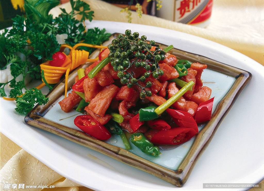 花椒松板肉