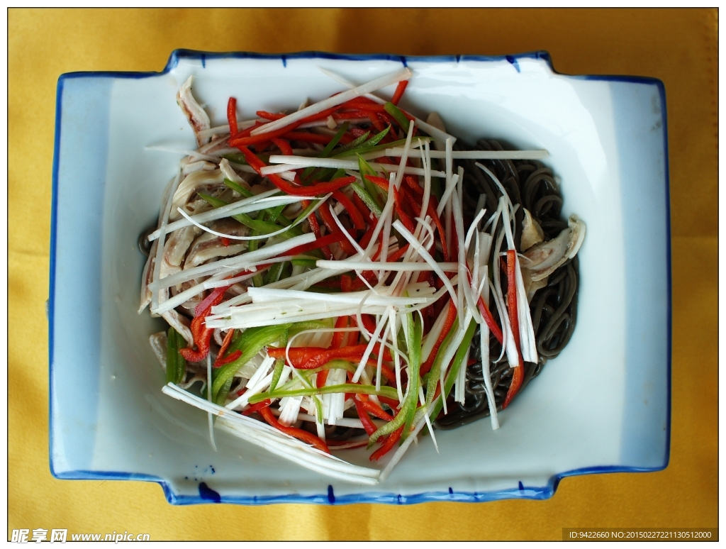 驢皮拌蕨根粉