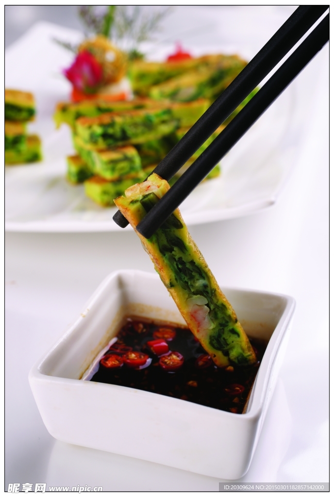 鮮蝦海菜烙
