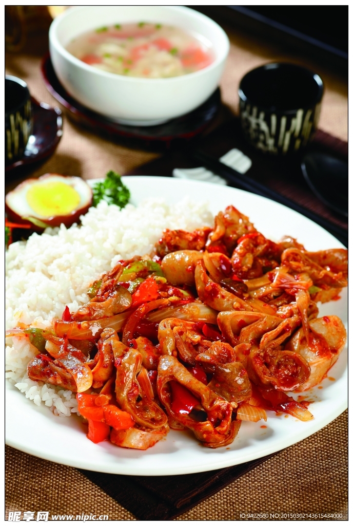 肥腸蓋飯