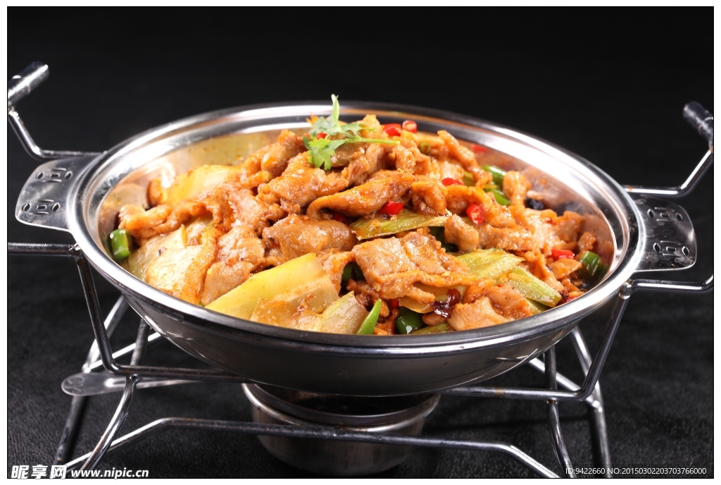 干鍋鵝肉炒脆筍